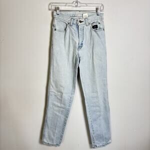 Vintage HARLEY DAVIDSON Women's Straight Leg High Rise Jeans SZ 2R USA Made Y2K